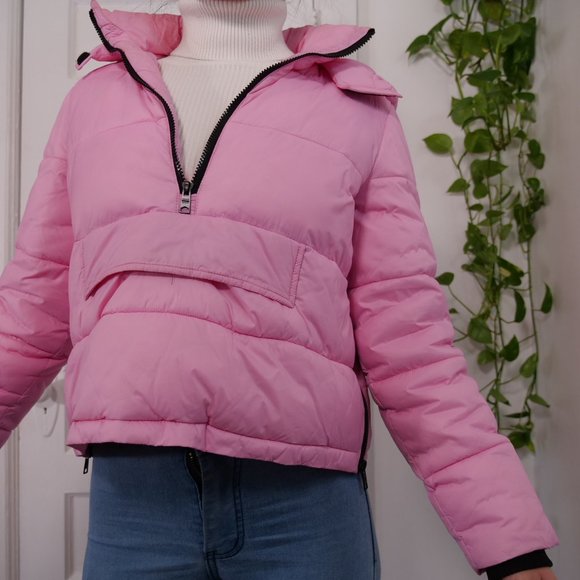 Cute bright pink puffer coat, size US S/XS - Picture 10 of 14